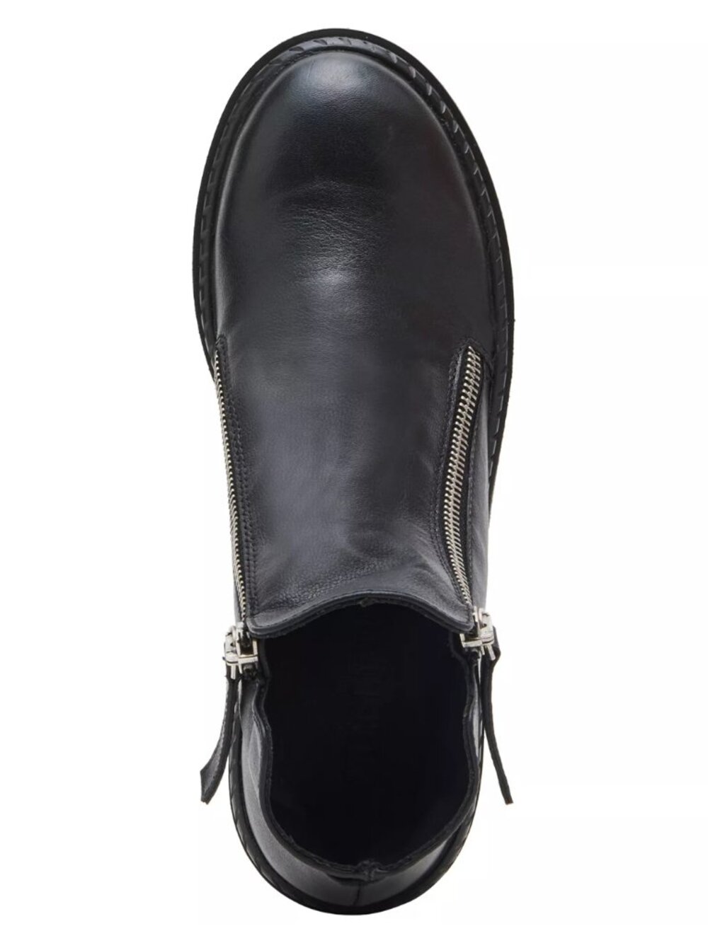 Steve Madden Drift Leather Platform Moto Boots Black Size 7 NWT - Picture 5 of 6